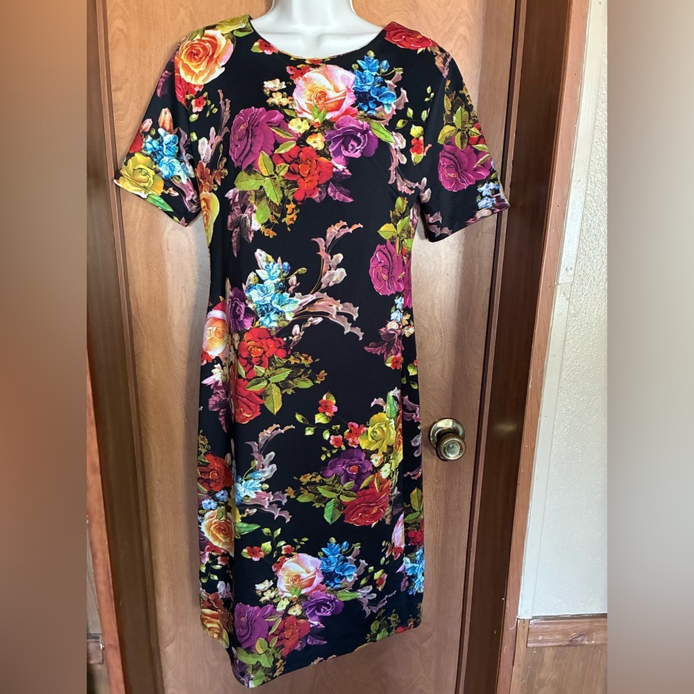 Atmosphere Floral Black Dress size 12